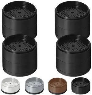 Bed Risers 1 inch, 2 inch, 3 inch, 4 inch Heavy Duty, Adjustable Furniture Riser for Table Desk Couch Sofa Chair Refrigerator Washing Machine, Stackable Bed Raisers Blocks (Black 4 Pack, 1+1 inch) Bed Risers 1 inch, 2 inch, 3 inch, 4 inch Heavy Duty, Adjustable Furniture Riser for Table Desk Couch Sofa Chair Refrigerator Washing Machine, Stackable Bed Raisers Blocks (Black 4 Pack, 1+1 inch)