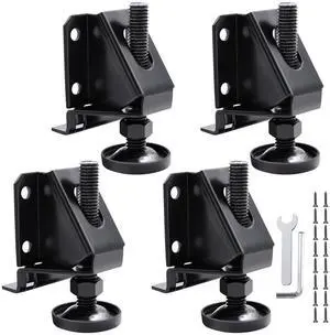 4/8/16 Pack Heavy Duty Leg Leveler, 2-inch Adjustable Height, for Furniture, Table, Cabinets 4/8/16 Pack Heavy Duty Leg Leveler, 2-inch Adjustable Height, for Furniture, Table, Cabinets