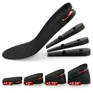 4-Layer Height Increase Insoles for Men and Women Adjustable Height Boosters with PVC Layers Up to 3.54 Inches, Trim-to-Fit Comfort, Firm Fit for US Sizes 4.59 Shoe Lifts Men for Event & Work Use 4-Layer Height Increase Insoles for Men and Women Adjustable Height Boosters with PVC Layers Up to 3.54 Inches, Trim-to-Fit Comfort, Firm Fit for US Sizes 4.59 Shoe Lifts Men for Event & Work Use
