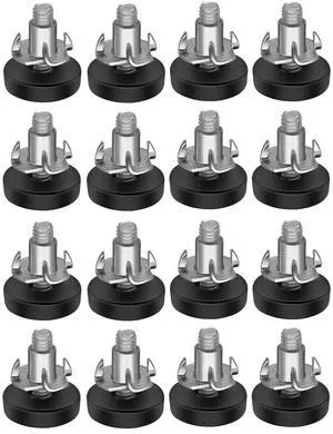 Adjustable Furniture Leveling Feet, 16 Pack, 1/4 Threaded Leg Levelers for Table/Desk/Chair/Cabinet/Dresser/Outdoor Furniture/Patio Furniture, Height Extender, Screw on/in Adjuster Adjustable Furniture Leveling Feet, 16 Pack, 1/4 Threaded Leg Levelers for Table/Desk/Chair/Cabinet/Dresser/Outdoor Furniture/Patio Furniture, Height Extender, Screw on/in Adjuster