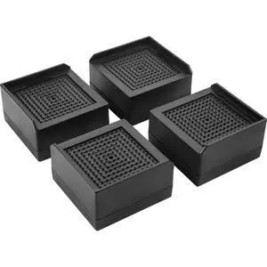 Furniture Risers 1.5 Inch Bed Lifts Risers Table Leg Extenders Perfect for Couch, Chair, Table, and More 4 Pack Black Square Furniture Risers 1.5 Inch Bed Lifts Risers Table Leg Extenders Perfect for Couch, Chair, Table, and More 4 Pack Black Square