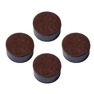 4-Pack Black Round Furniture Risers (2.36x1.18 Inch) - Self-Adhesive Height Adjusters with Felt Pads for Tables, Beds & Cabinets 4-Pack Black Round Furniture Risers (2.36x1.18 Inch) - Self-Adhesive Height Adjusters with Felt Pads for Tables, Beds & Cabinets