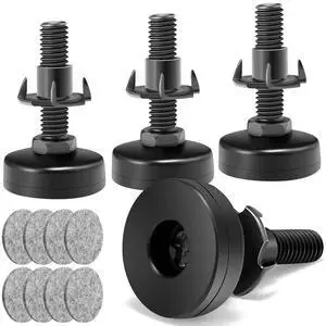 Leveling Feet Adjustable Furniture Feet, 3/8'' UNC Thread Furniture Levelers, Adjustable Leveling Feet for Table Chairs Cabinets Sofa Raiser, 4PCS Table Leg Levelers Leveling Feet Adjustable Furniture Feet, 3/8'' UNC Thread Furniture Levelers, Adjustable Leveling Feet for Table Chairs Cabinets Sofa Raiser, 4PCS Table Leg Levelers