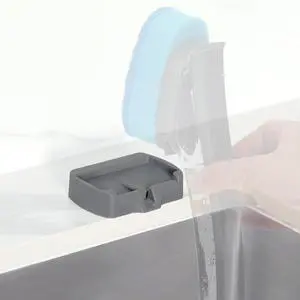 Dish Wand Holder Compatible with Scotch-Brite Dishwand, Silicone Dish Brush Holder with Drain Spout for Kitchen Sink Counter, Sponge Wand Organizer, Keep Upright from Leaking Soap Dish Wand Holder Compatible with Scotch-Brite Dishwand, Silicone Dish Brush Holder with Drain Spout for Kitchen Sink Counter, Sponge Wand Organizer, Keep Upright from Leaking Soap