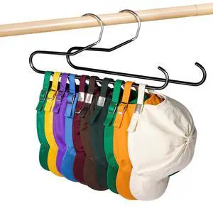 Hat Storage Organizer for Baseball Caps Hat Rack Black 2 Pack | Holds 20 Hats, PVC Coated, Non Slip, Full Visibility, Easy Access, Keep Caps Wrinkle-Free, Space Saving Hat Hanger Storage Hat Storage Organizer for Baseball Caps Hat Rack Black 2 Pack | Holds 20 Hats, PVC Coated, Non Slip, Full Visibility, Easy Access, Keep Caps Wrinkle-Free, Space Saving Hat Hanger Storage