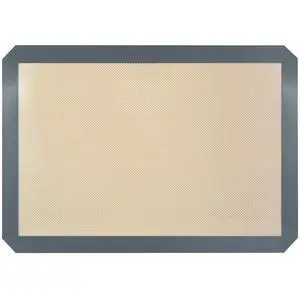 Silicone Baking Mat, 16.5" x 11.6" Silicone Cookie Sheets for Baking, Reusable Baking Mat, Non-Stick Reusable, Food Safe, Dark Gray Oven Baking Sheet for Making Cookies Macaroons Bread 1 Pack Silicone Baking Mat, 16.5" x 11.6" Silicone Cookie Sheets for Baking, Reusable Baking Mat, Non-Stick Reusable, Food Safe, Dark Gray Oven Baking Sheet for Making Cookies Macaroons Bread 1 Pack