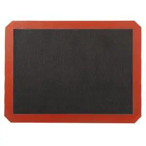Silicone Baking Mat with Microperforated,Non Slip Reusable Eclair perforated Baking Sheets,Oven Liner for Oven, Cookie Tray, Pizza Mat, Heat Resistant,16.5 * 11.6 inch (1, Red) Silicone Baking Mat with Microperforated,Non Slip Reusable Eclair perforated Baking Sheets,Oven Liner for Oven, Cookie Tray, Pizza Mat, Heat Resistant,16.5 * 11.6 inch (1, Red)