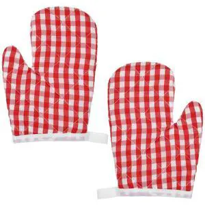 2PCS Red Oven Mitts for Kids, Red Checkered Oven Mitts for Kitchen Aid, Cute Kitchen Mitt for Safe Cooking Baking BBQ Griddle, Mini Heat Resistant Baking Gloves Easy Bake Accessories 2PCS Red Oven Mitts for Kids, Red Checkered Oven Mitts for Kitchen Aid, Cute Kitchen Mitt for Safe Cooking Baking BBQ Griddle, Mini Heat Resistant Baking Gloves Easy Bake Accessories