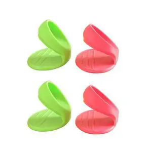 4 Pcs Mini Oven Mitts, Silicone Hot Pot Holder, Insulated Finger Cover, Non-Slip Pot Holder Heat Resistant Oven Clamp for Kitchen Cooking and Baking 4 Pcs Mini Oven Mitts, Silicone Hot Pot Holder, Insulated Finger Cover, Non-Slip Pot Holder Heat Resistant Oven Clamp for Kitchen Cooking and Baking