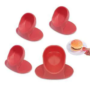 4 Pcs Silicone Pot Holders Small Heat Resistant Finger Gripper Mitts Silicon Grabbers for Cooking Instant Mini Pan Holders Hot Oven Mittens for Kitchen Pot Holder Grips No More Burning Fingers 4 Pcs Silicone Pot Holders Small Heat Resistant Finger Gripper Mitts Silicon Grabbers for Cooking Instant Mini Pan Holders Hot Oven Mittens for Kitchen Pot Holder Grips No More Burning Fingers