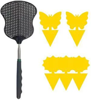 Fly Swatter 1 PCS, Durable Heavy Duty Plastic Fly Swatters, Stainless Steel Telescopic FlySwatter for Indoors/Outdoor/Kitchen/Garden,Black (10040-01*L02) Fly Swatter 1 PCS, Durable Heavy Duty Plastic Fly Swatters, Stainless Steel Telescopic FlySwatter for Indoors/Outdoor/Kitchen/Garden,Black (10040-01*L02)