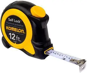 SL2912; 12' x 5/8" Self-Lock Speed Mark Tape Measure, Yellow SL2912; 12' x 5/8" Self-Lock Speed Mark Tape Measure, Yellow