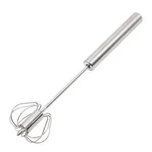 10 Inch Hand Push Whisk Easy Egg Whisker Stainless Steel Rotary Whisk Blender 10 Inch Hand Push Whisk Easy Egg Whisker Stainless Steel Rotary Whisk Blender