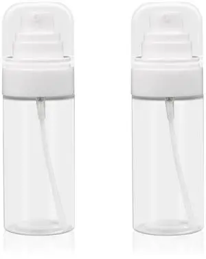 2 Pack 2oz/60ml Spray Bottles with Fine Mist for Hair and Face, Travel Spray Bottles for Perfume, Liquid Cosmetics and Essential Oils Decanting 2 Pack 2oz/60ml Spray Bottles with Fine Mist for Hair and Face, Travel Spray Bottles for Perfume, Liquid Cosmetics and Essential Oils Decanting