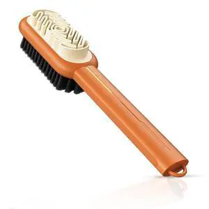 Suede Brush, Rubber Shoe Brush, Orange and Gold Shoe Cleaning Brush Suitable for Professional Leather Care and Footwear Enthusiasts Suede Brush, Rubber Shoe Brush, Orange and Gold Shoe Cleaning Brush Suitable for Professional Leather Care and Footwear Enthusiasts