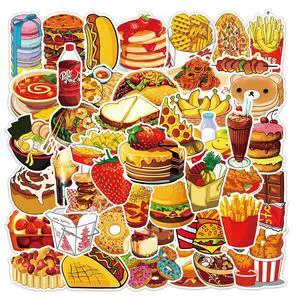 50Pcs Funny Food Stickers Pack Cute Food Stickers | Kids Water Bottle Sticker, Vinyl Waterproof Sticker for Water Bottle Laptop, Scrapbook Party Supplies 50Pcs Funny Food Stickers Pack Cute Food Stickers | Kids Water Bottle Sticker, Vinyl Waterproof Sticker for Water Bottle Laptop, Scrapbook Party Supplies