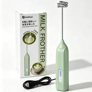 Electric Matcha Whisk - Milk Frother Handheld for Creamy Lattes | Cordless Rechargeable Frother, Ergonomic Handle, 3 Adjustable Speeds, Portable & Easy to Clean Electric Matcha Whisk - Milk Frother Handheld for Creamy Lattes | Cordless Rechargeable Frother, Ergonomic Handle, 3 Adjustable Speeds, Portable & Easy to Clean