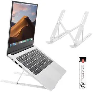 Portable Laptop Stand, Ergonomic Laptop Mount Support, Detachable Laptop Riser Notebook Holder Compatible with MacBook, Dell, Lenovo More 10-15.6" Laptops, Silver Portable Laptop Stand, Ergonomic Laptop Mount Support, Detachable Laptop Riser Notebook Holder Compatible with MacBook, Dell, Lenovo More 10-15.6" Laptops, Silver