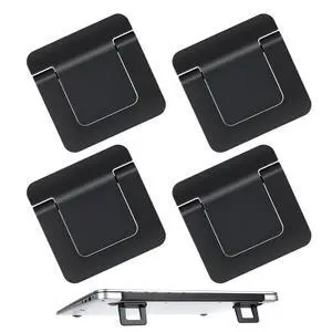 Laptop Feet, 4 Pcs Portable Lightweight Small Laptop Stand, Ergonomic Cooling Keyboard Lifter for for Most Keyboards Laptops Laptop Feet, 4 Pcs Portable Lightweight Small Laptop Stand, Ergonomic Cooling Keyboard Lifter for for Most Keyboards Laptops