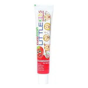 Eurofresh Little Kids Strawberry Toothpaste, 1.76oz | Fluoride, Paraben, Triclosan Free Toothpaste 50 g 1.76 oz, Daily Oral Care, Fresh Breath Support, Stain Care Routine Eurofresh Little Kids Strawberry Toothpaste, 1.76oz | Fluoride, Paraben, Triclosan Free Toothpaste 50 g 1.76 oz, Daily Oral Care, Fresh Breath Support, Stain Care Routine