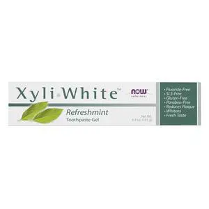 Foods Solutions, Xyliwhite Toothpaste Gel, Refreshmint, Cleanses and Whitens, Fresh Taste, 6.4-Ounce Foods Solutions, Xyliwhite Toothpaste Gel, Refreshmint, Cleanses and Whitens, Fresh Taste, 6.4-Ounce