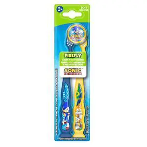 Manual Toothbrush for Kids with Suction Cup, Sonic the Hedgehog, Soft Bristle, 2 toothbrushes + 1 Cover Manual Toothbrush for Kids with Suction Cup, Sonic the Hedgehog, Soft Bristle, 2 toothbrushes + 1 Cover