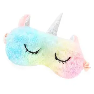 Cute Animal Sleeping Sleep Mask Soft Plush Blindfold Cute Rabbit Panda Koala Eye Cover Eyeshade for Kids Teens Girls Women (Unicorn Rainbow) Cute Animal Sleeping Sleep Mask Soft Plush Blindfold Cute Rabbit Panda Koala Eye Cover Eyeshade for Kids Teens Girls Women (Unicorn Rainbow)