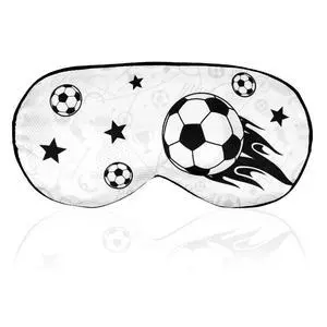 Soccer Sleep Mask for Teens, Football Themed Blackout Eye Sleeping Mask with Adjustable Elastic Strap Soft & Breathable Eye Cover for Home Office Travel Party Soccer Sleep Mask for Teens, Football Themed Blackout Eye Sleeping Mask with Adjustable Elastic Strap Soft & Breathable Eye Cover for Home Office Travel Party
