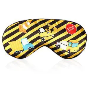 Construction Sleep Mask, Adjustable Eye Mask for Sleeping Soft and Comfortable Sleep Mask for Kids Boys Girls Men Women Architectural Design Blackout Eye Shade Cover for Travel and Night Sleep Construction Sleep Mask, Adjustable Eye Mask for Sleeping Soft and Comfortable Sleep Mask for Kids Boys Girls Men Women Architectural Design Blackout Eye Shade Cover for Travel and Night Sleep