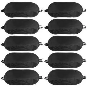 10 Pcs Blindfold Sleep Eye Masks for Party Games Adults Couples Travel, Party Favors for Men Adults, Individually Wrapped Sleep Masks Bulk for Women Men Kids, Eye Covers for Sleeping (Black) 10 Pcs Blindfold Sleep Eye Masks for Party Games Adults Couples Travel, Party Favors for Men Adults, Individually Wrapped Sleep Masks Bulk for Women Men Kids, Eye Covers for Sleeping (Black)
