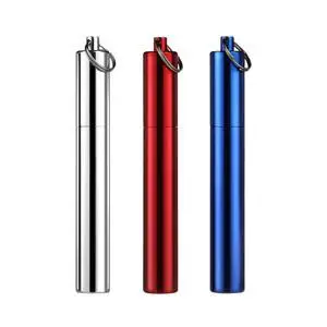 Metal Portable Toothpick Holder Pocket Travel Toothpick Holder Case Aluminum Alloy Tooth Pick Holders Box Waterproof Toothpick Container with Keychain for Outdoor Picnic Camping Fruit Picks Pill Metal Portable Toothpick Holder Pocket Travel Toothpick Holder Case Aluminum Alloy Tooth Pick Holders Box Waterproof Toothpick Container with Keychain for Outdoor Picnic Camping Fruit Picks Pill
