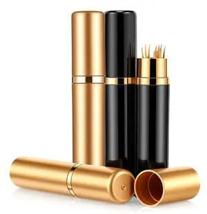 4 Pcs Portable Toothpick Holder Waterproof Pocket Toothpick Case for Outdoor 4 Pcs Portable Toothpick Holder Waterproof Pocket Toothpick Case for Outdoor
