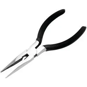 1105 5-Inch Long Nose Pliers - Heat Treated Alloy Steel, Cushion Grip Handles, Hardened Wire Cutter | Heat-treated alloy steel needle nose pliers. Hardened wire cutting inner edge 1105 5-Inch Long Nose Pliers - Heat Treated Alloy Steel, Cushion Grip Handles, Hardened Wire Cutter | Heat-treated alloy steel needle nose pliers. Hardened wire cutting inner edge