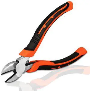 6" Diagonal Cutting Pliers, Heavy Duty Side Cutters, Wire Cutters For Electrical Appliance Repair, Cable, Electronic Production, Industrial Work, Fine Cutting, Model Making Comfort Grip 6" Diagonal Cutting Pliers, Heavy Duty Side Cutters, Wire Cutters For Electrical Appliance Repair, Cable, Electronic Production, Industrial Work, Fine Cutting, Model Making Comfort Grip