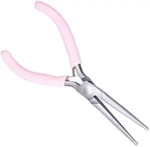 4.5 Inch Needle Nose Pliers - Small Jewelry Pliers with Comfort Grip Handles for Wire Wrapping Crafts & Jewelry Making 4.5 Inch Needle Nose Pliers - Small Jewelry Pliers with Comfort Grip Handles for Wire Wrapping Crafts & Jewelry Making
