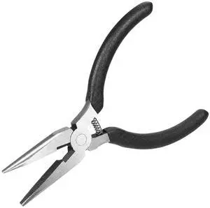 5" Mini Needle Nose Pliers, Long Nose Jewelry Making Pliers | Precision Small Needle Nose Pliers with Wire Cutter for Electronic Repair 5" Mini Needle Nose Pliers, Long Nose Jewelry Making Pliers | Precision Small Needle Nose Pliers with Wire Cutter for Electronic Repair