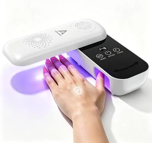 Compact Cordless UV Nail Lamp 2-in-1 Gel Dryer & Nail Care Light with 4 Light Modes, Rotatable Panel & UV Protection Design, Portable LED Nail Light with Timer for Salon & Home Compact Cordless UV Nail Lamp 2-in-1 Gel Dryer & Nail Care Light with 4 Light Modes, Rotatable Panel & UV Protection Design, Portable LED Nail Light with Timer for Salon & Home