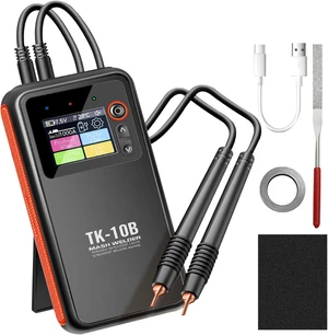 Portable Battery Spot Welder with 1.8" Visual Display & Continuous Welding 0.1MM-0.25MM for Phone Battery Repair, Nickel Strip, Iron & Stainless Steel Portable Battery Spot Welder with 1.8" Visual Display & Continuous Welding 0.1MM-0.25MM for Phone Battery Repair, Nickel Strip, Iron & Stainless Steel