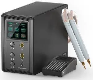 14.6 KW Capacitor Battery Spot Welder, Spot Welder, 2-in-1 Automatic & Foot Pedal Two Modes Battery Farad Welding Equipment for 18650/LiFePO4 Lithium Battery Pack Building (P20B) 14.6 KW Capacitor Battery Spot Welder, Spot Welder, 2-in-1 Automatic & Foot Pedal Two Modes Battery Farad Welding Equipment for 18650/LiFePO4 Lithium Battery Pack Building (P20B)