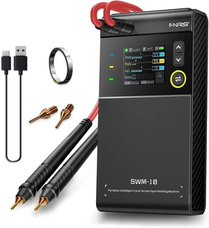 FNRSI 5000mAh Handheld Battery Spot Welder with Double Pulse & 4 Combination Gears Adjustable 0.1MM-0.25MM for Iron/Stainless Steel/Nickel Strip/18650 Battery Pack FNRSI 5000mAh Handheld Battery Spot Welder with Double Pulse & 4 Combination Gears Adjustable 0.1MM-0.25MM for Iron/Stainless Steel/Nickel Strip/18650 Battery Pack