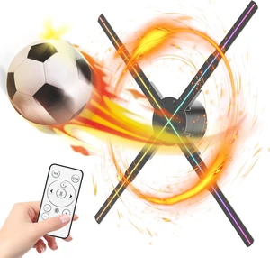 22 Inch 3D Hologram Fan with 2000*1356PX Resolution & 678 HD LED Beads Holographic Advertising Projector with APP, Bluetooth Audio & WIFI (56CM) 22 Inch 3D Hologram Fan with 2000*1356PX Resolution & 678 HD LED Beads Holographic Advertising Projector with APP, Bluetooth Audio & WIFI (56CM)