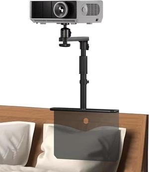 Bed & Sofa Projector Stand Height Adjustable Mount Base with 360° Rotation, Universal Bedside Bracket for XGIMI, VANKYO, Epson, Jinhoo & AuKing Projectors Bed & Sofa Projector Stand Height Adjustable Mount Base with 360° Rotation, Universal Bedside Bracket for XGIMI, VANKYO, Epson, Jinhoo & AuKing Projectors