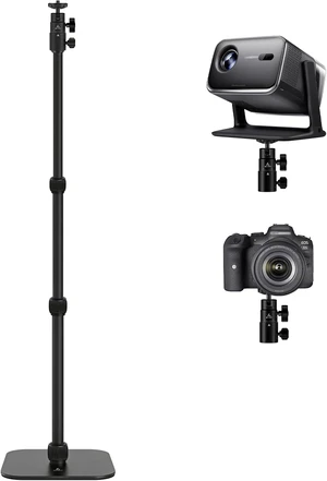 Adjustable Projector Stand 17.5''-35.5" Height Mount with 1/4" & 3/8" Screw for Epson, BenQ, Aurzen, Nebula & Most Projectors, Home Theater, Office & Classroom Adjustable Projector Stand 17.5''-35.5" Height Mount with 1/4" & 3/8" Screw for Epson, BenQ, Aurzen, Nebula & Most Projectors, Home Theater, Office & Classroom