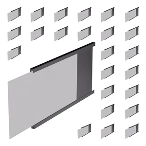 25-Pack Heavy-Duty Magnetic Label Holders for Metal File Cabinet, Shelf & Whiteboard, 5" L x 3" H, Fits Signs & Tags, Includes 35 Perforated Cards 25-Pack Heavy-Duty Magnetic Label Holders for Metal File Cabinet, Shelf & Whiteboard, 5" L x 3" H, Fits Signs & Tags, Includes 35 Perforated Cards