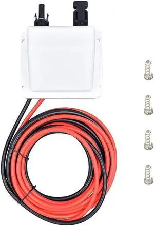Waterproof Double Cable Entry Gland with 10Ft 10AWG Soft Copper Cable,UV Resistance Dual Cable Entry Housing for Rv, Boat,Camper (with 10ft Cable) Waterproof Double Cable Entry Gland with 10Ft 10AWG Soft Copper Cable,UV Resistance Dual Cable Entry Housing for Rv, Boat,Camper (with 10ft Cable)