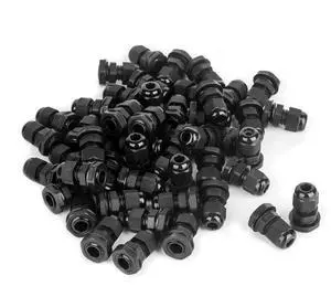 AMPELE Cable Gland 100 Pack PG13.5 Waterproof Adjustable 6-12mm Nylon Cable Glands Joints With Gaskets, Black(PG13.5) AMPELE Cable Gland 100 Pack PG13.5 Waterproof Adjustable 6-12mm Nylon Cable Glands Joints With Gaskets, Black(PG13.5)