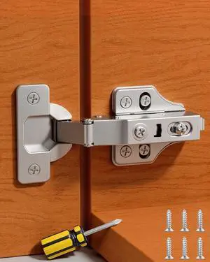 30 Pack Full Overlay Soft Close Cabinet Hinges, Stay at Will 105° Concealed Hinge, Smooth Slow Self Closing, 3D Adjustment, Clip-on Plate, Frameless Hidden Door Hardware for Kitchen Cupboard 30 Pack Full Overlay Soft Close Cabinet Hinges, Stay at Will 105° Concealed Hinge, Smooth Slow Self Closing, 3D Adjustment, Clip-on Plate, Frameless Hidden Door Hardware for Kitchen Cupboard