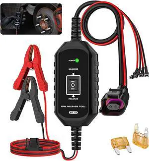 EPB Brake Release & Reset Tool 10V~14V DC Electronic Parking Brake Tools Emergency EPB Service Tool Overcurrent Protection Brake Caliper Tool with 2 Connect Ways&3 Fuse for Auto Repair,Car Road Rescue EPB Brake Release & Reset Tool 10V~14V DC Electronic Parking Brake Tools Emergency EPB Service Tool Overcurrent Protection Brake Caliper Tool with 2 Connect Ways&3 Fuse for Auto Repair,Car Road Rescue