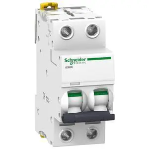 A9F74232 IC60N Circuit Breaker, Acti9, 2P, 32A, Curvature C, 50/60 Hz, White A9F74232 IC60N Circuit Breaker, Acti9, 2P, 32A, Curvature C, 50/60 Hz, White