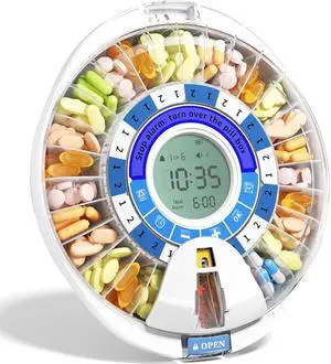 2nd Gen Automatic Pill Dispenser for Elderly with Alarm 2nd Gen Automatic Pill Dispenser for Elderly with Alarm